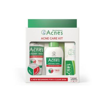 Acnes Treatment Set (Acnes Creamy Wash/Acnes Soothing Toner/Sealing Gel)