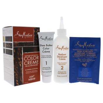 Shea Moisture Jet Black Auburn Hair Color Kit