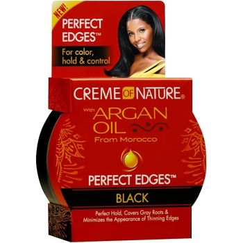 Creme of Nature Argan Oil Perfect Edges Black 2.2oz