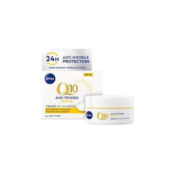 Nivea Q10 Anti wrinkle power foaming day cream SPF15 50ml