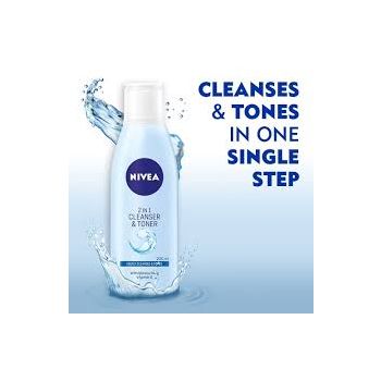 Nivea 2 in 1 cleanser & Toner 200ml