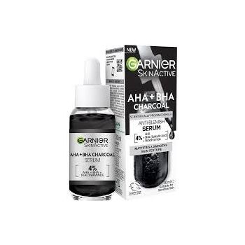 Garnier Aha+Bha Charcoal Charcoal Serum 30ml