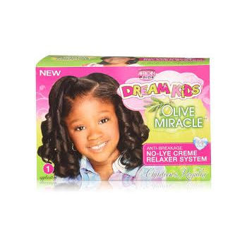 African Pride Dream Kids Olive Miracle No-Lye Creme Relaxer System