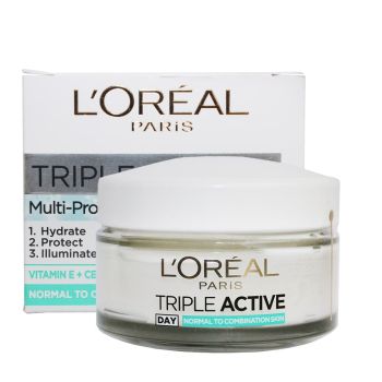 L'oreal Paris Triple Active Day Normal/Combination Skin 50ml