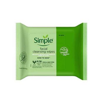 Simple Kind to Skin Cleansing Facial Wipes 25s