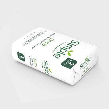 Simple Twin Pack Pure Bar Soap