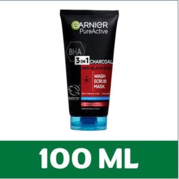 Garnier Pure Active Intensive Charcoal 3 In 1 100ml