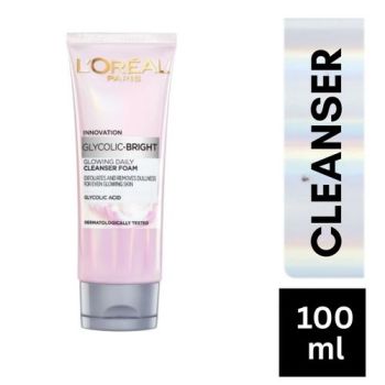 L'oreal Paris Glycolic Bright Cleanser 100ml