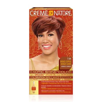 Creme of Nature Exotic Shine Color With Argan Oil 7.64 Bronze Copper