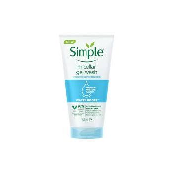 Simple Water Boost Micellar Facial Gel Wash 150ml
