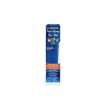 Creme of Nature Pure Honey Hydrating Color Boost Semi-Permanent Hair Color Indigo Blue