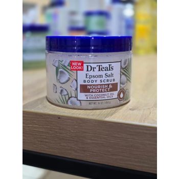 Dr Teal'S Epsom Salt Body Scrub Coconut Nourish & Protect 16 Oz