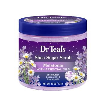 Dr Teal'S Shea Sugar Scrub Sleep With Melatonin 19 Oz