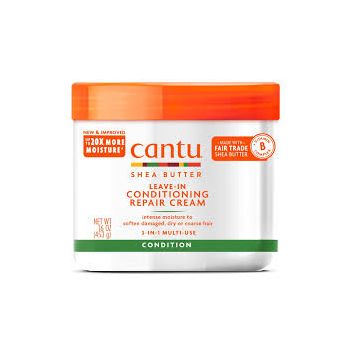 Cantu Shea Butter Leave In Conditionng Repair Cream 16Oz