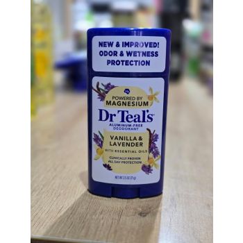 Dr Teal'S Aluminum Free Deodornat Magnesium Lavender Vanilla 75g