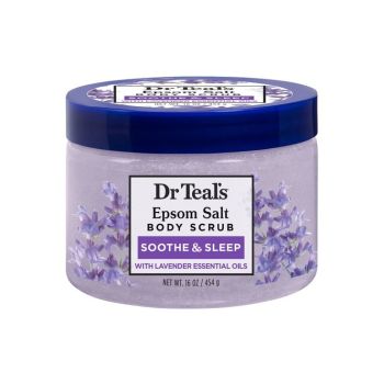 Dr Teal'S Epsom Salt Body Scrub Lavender Soothe & Sleep 16 0z