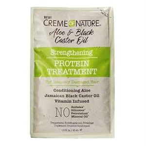 Creme of Nature Aloe & Black Castor Oil Strengthening Protein Treatment