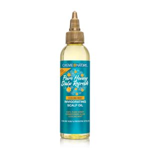 Creme of Nature Pure Honey Scalp Refresh Invigorating Scalp Oil 4oz