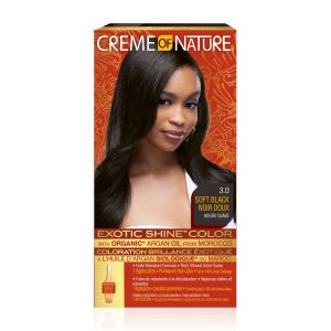 Creme of Nature Exotic Shine Color With Argan Oil 3.0 Soft Black