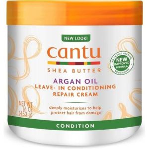 Cantu Argan oil Leave In Repair and Conditioning cream 16Oz