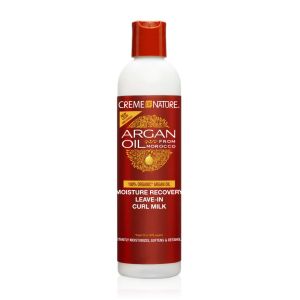 Creme of Nature Argan Oil From Morocco For Natural Hair Moisture Recovery Leave In Curl Milk