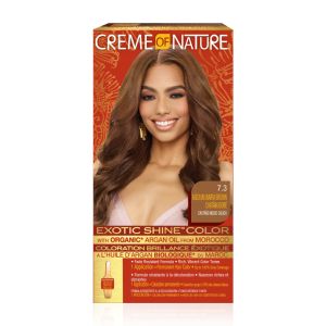 Creme of Nature Exotic Shine Color With Argan Oil 7.3 Medium Warm Brown