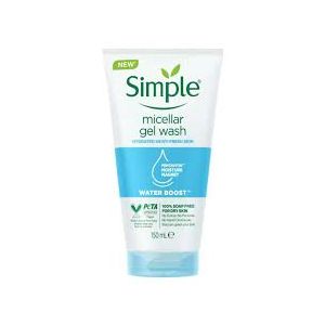 Simple Water Boost Micellar Facial Gel Wash 150ml