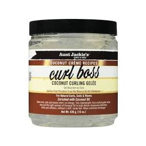 Aunt Jackie's Coconut Curling Gelee-Curl boss 15Oz
