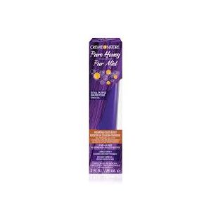 Creme of Nature Pure Honey Hydrating Color Boost Semi-Permanent Hair Color Royal Purple