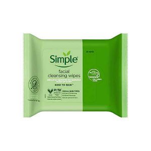 Simple Kind to Skin Cleansing Facial Wipes 25s
