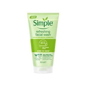 Simple Kind to Skin Refreshing Facial Wash Gel 150ml