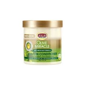 African Pride Olive Miracle Anti-Breakage Leave In Conditioner 444ml